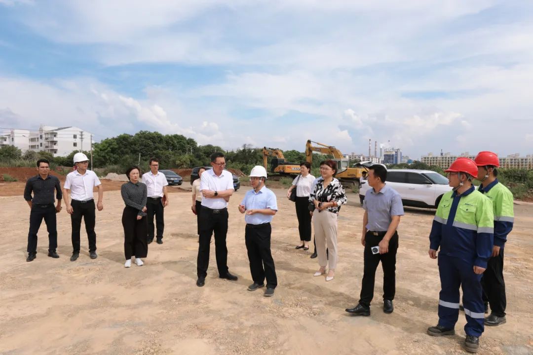 海南省工信厅到Z6尊龙督导氢氧化锂项目建设