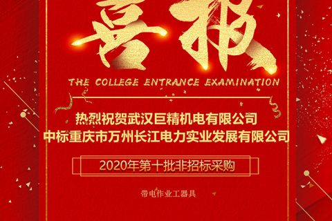 热烈祝贺尊龙凯时官网网址中标重庆市万州长江电力实业生长有限公司2020年第十批非招标采购