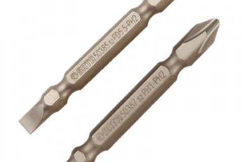 世达 59385 5件套6.3MM系列65MM长双头旋具头#2/5.5MM